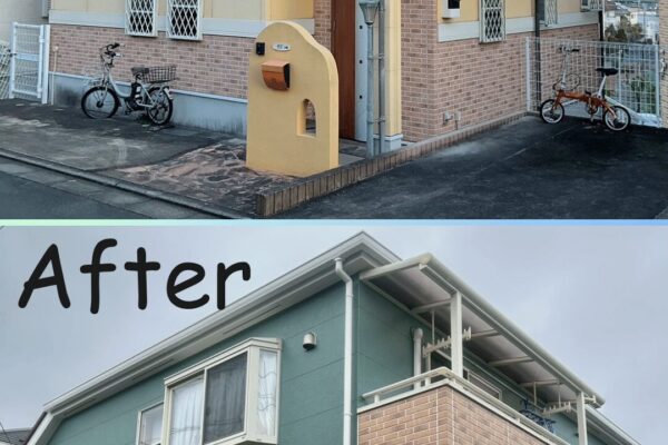 【施工事例】横浜市緑区　T様邸　外壁塗装　使用塗料：ダイヤスーパーセランフレックス（シーカ・ジャパン）
